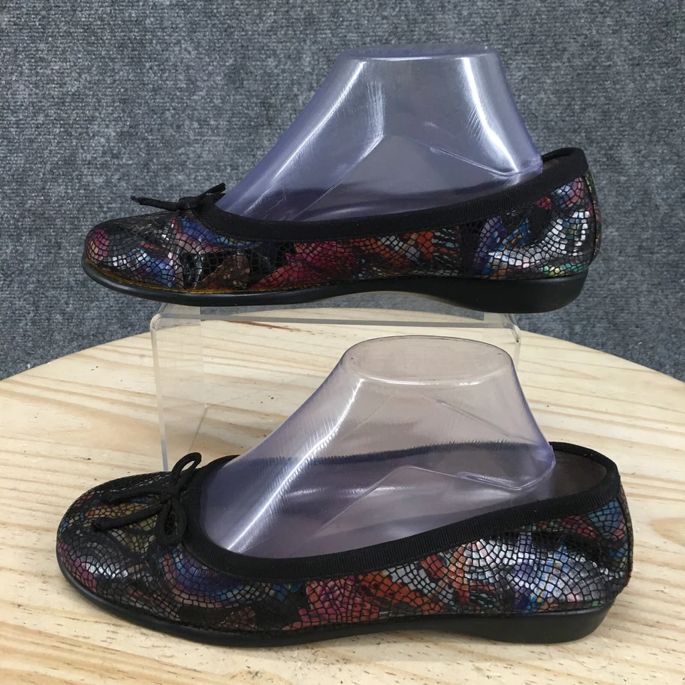 Aerosoles Shoes Womens 8.5 Homebet Ballet Flats Multicolor Slip On Mesh Bow - Image 2 of 4