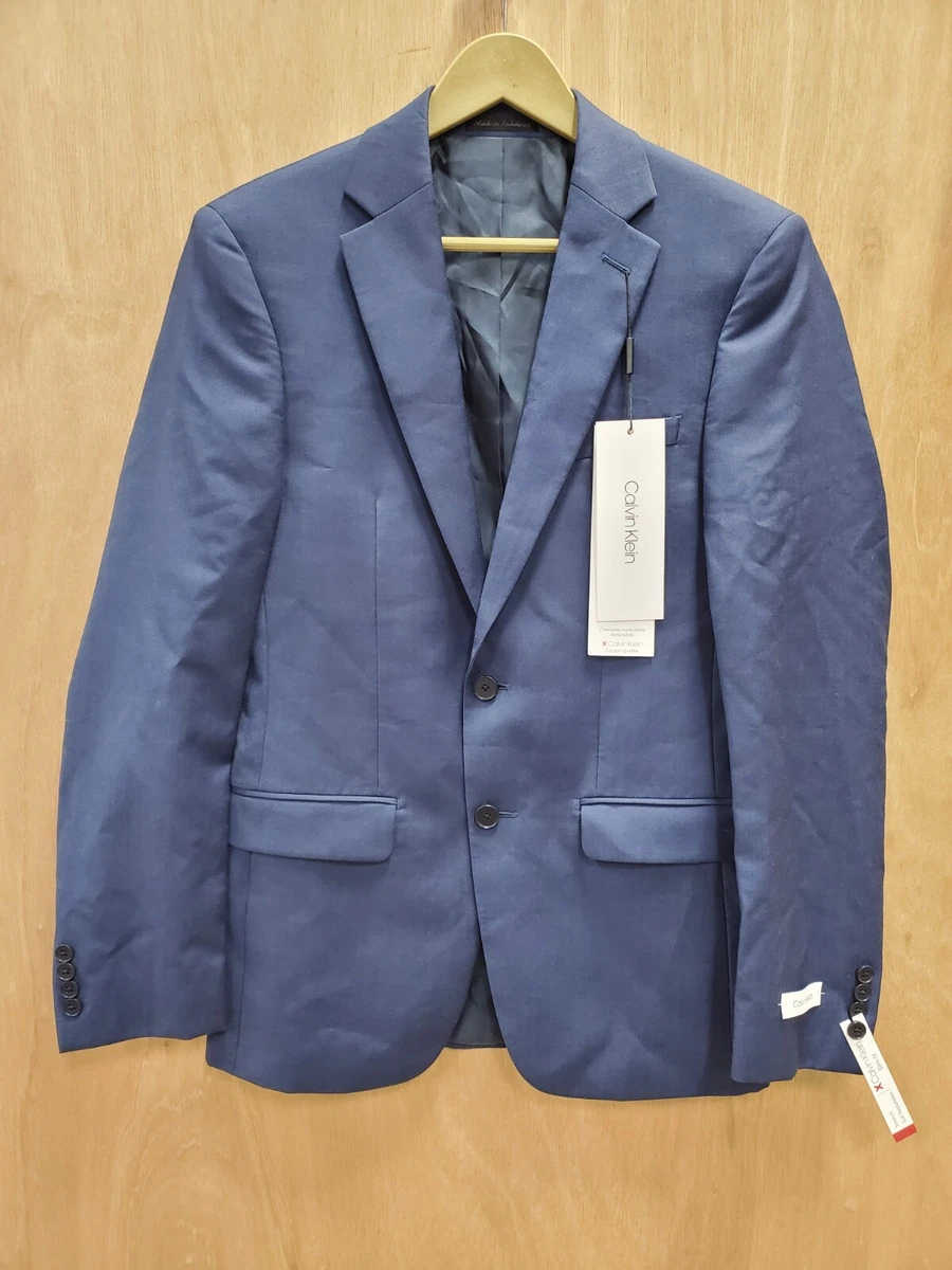 Calvin Klein Malbin Slim Fit Infinite Stretch Navy Suit Jacket 36 Reg