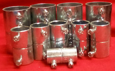 STEEL SET SCREW COUPLINGS 1-1/4", 1/2", 3/4"  ASSORTED LOT OF 10 