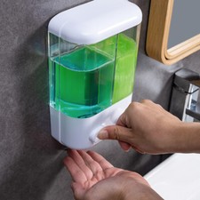500/1000ml Soap Dispenser Bathroom Wall Mount Shower Shampoo Lotion Container
