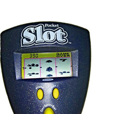 Radica Blue Pocket Slot Handheld Game Electronic Game 2002