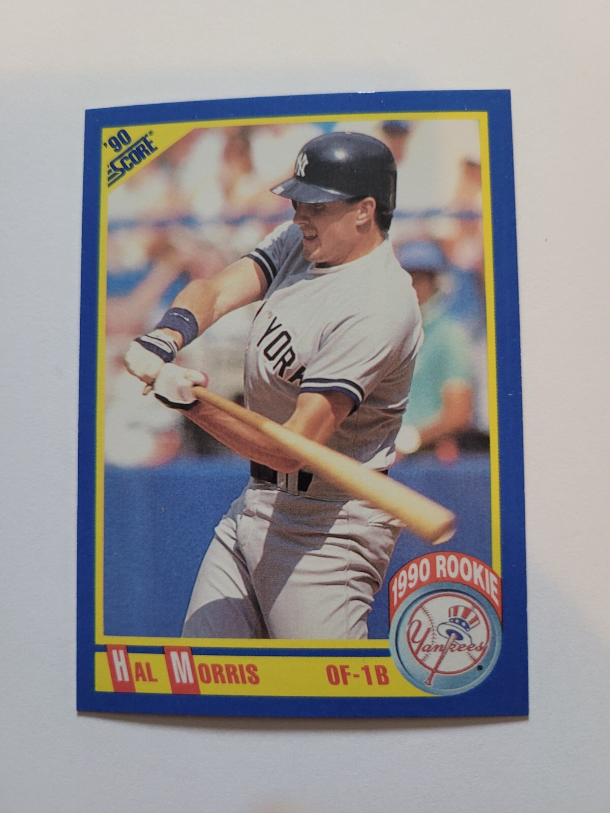 1990 SCORE HAL MORRIS #602 NM