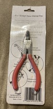 4 1/2 JEWELRY PLIERS Soft Handle Internal Straight Nose for twists, coils NIP