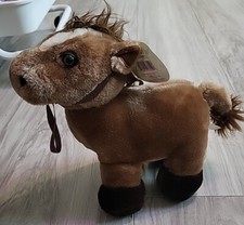 Vintage Russ Berrie WHINNY " BROWN Pony Horse Stuffed Animal Plush AUDIO