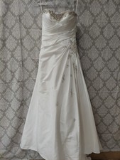 Mori Lee Strapless Fill Train Wedding Dress (Adjustable Lace Up Back)**