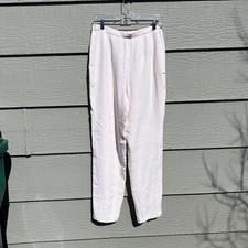 Bloomingdales Vintage 100 Silk Trouser Pants Women's Size 8