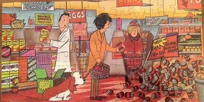 Vintage Whitman 1976 Fred Basset 112-teiliges Puzzle - 100 % originalverpackt