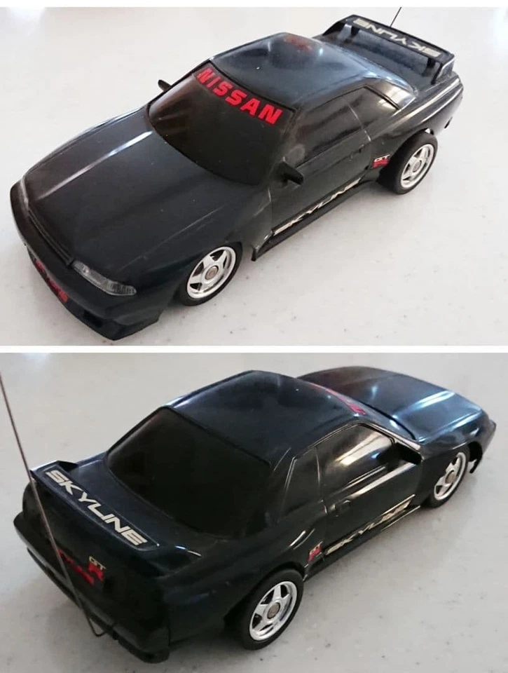 Asahi Toy Radio Control Skyline GT-R (BNR32) 1/20 W/BOX USED From Japan #T0009 - Image 4 of 4