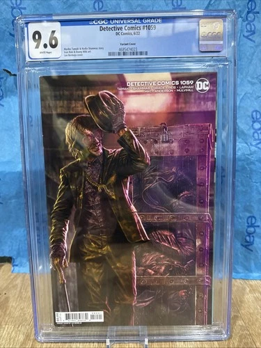 Detective Comics #1059 Cgc 9.6 Graded Bermejo B Cover DC 2022 Comics