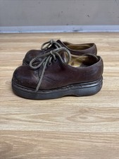 Vintage Y2K Dr Doc Martens 8434 Leather Chunky Oxford Mens US 4 Made In England