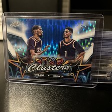 2024 Topps Chrome Cosmic #SC-4 Kevin Durant/Devin Booker Star Clusters Blue #/99