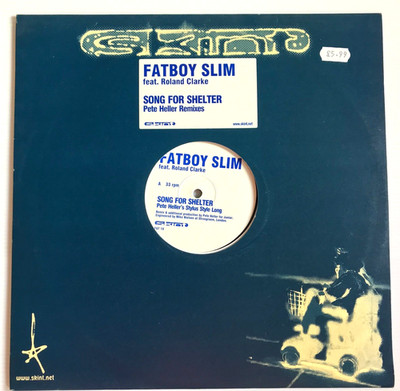 Fat Boy Slim -  Song For Shelter - Pete Heller Remixes-  12'' Vinyl *DL