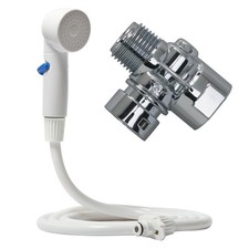 Snap 'N Spray Quick-Connect and Detachable Shower Hose with On/Off Sprayer, W