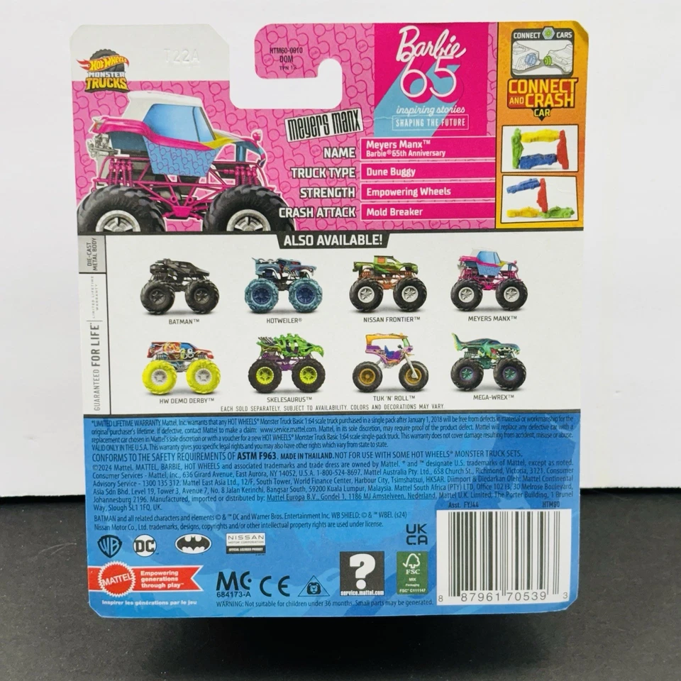Hot Wheels Barbie Lot! Dream Camper! '56 Corvette! Barbie Extra! Screen Time! - Image 3 of 4