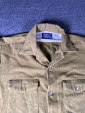 Vintage Arrow Wonder Wool Shirt Mens Large Green Wool Nylon Workwear Overshirt