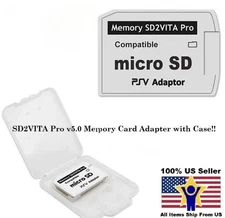 SD2VITA Pro V5.0 PS Vita MicroSD Adapter For PSTV Or PS Vita 1000/2000 🔥Sale!!