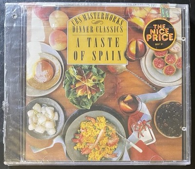 CBS Masterworks-Dinner Classics-A Taste Of Spain-John Williams-CD-New & Sealed