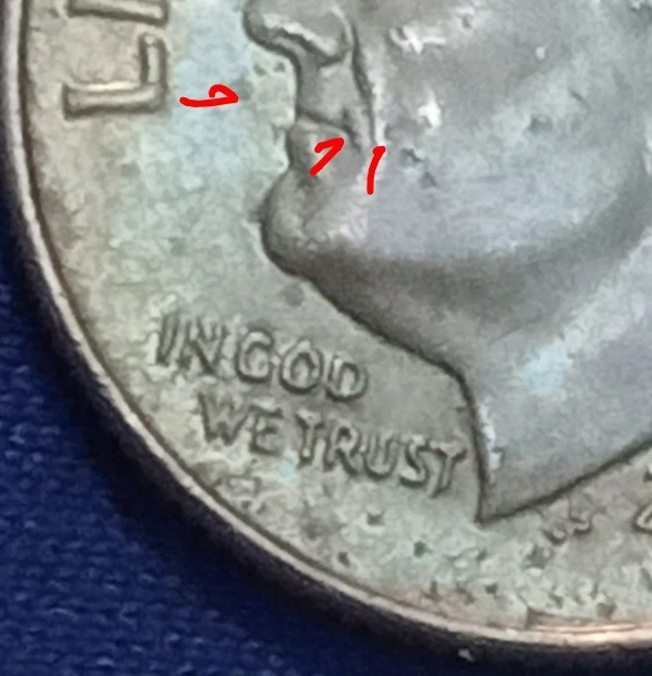 Gold Sea green 2014-P ROOSEVELT DIME ERROR,DDO,DDR WOW ,HE'S CRYING & DROOLING!! - Image 3 of 4