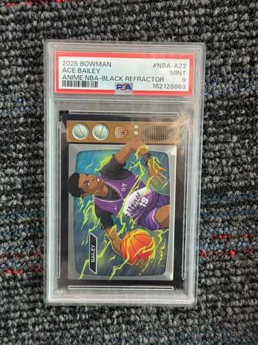 Ace Bailey [Black] #NBA-A22 2025 Bowman NBA Anime card