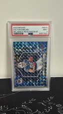 PSA 9  | Dalton Kincaid NFL Debut Blue Reactive Prizm Bills #ND-20 (2023 Mosaic)