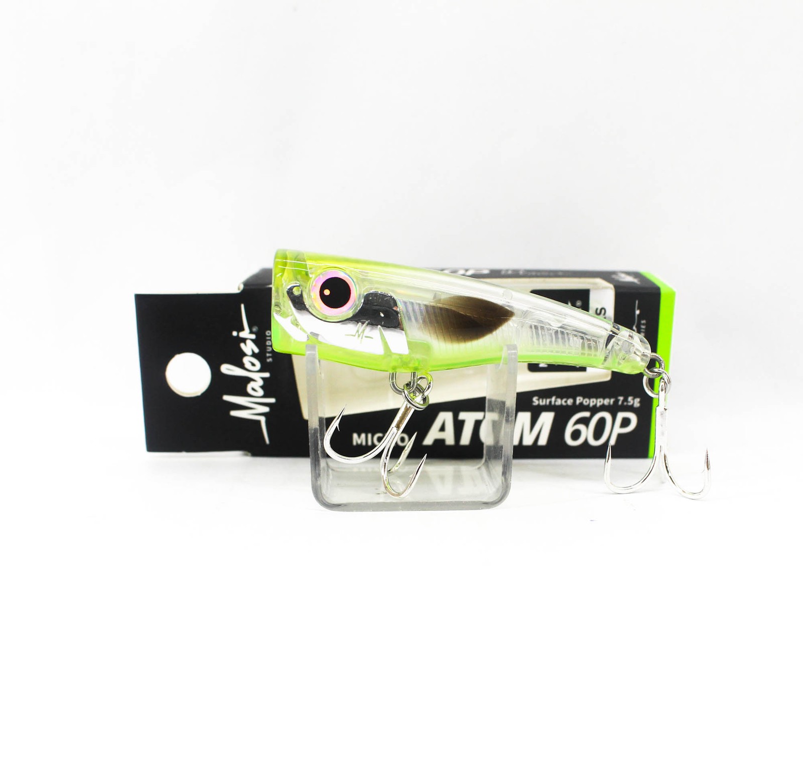 Malosi AT60P-WI Popper Micro Atom 60P Floating Lure Wasabi (4540)