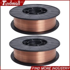 Findmall 2 Roll ER70S-6 .035 Inch 0.9 mm 10lbs Mild Steel MIG Welding Wire New