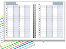 4 Column Appointment Book - Daily and Hourly Schedule Book with 128 Pages
