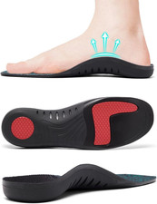 Plantar Fasciitis Insoles Heavy Duty High Arch Support Men Women