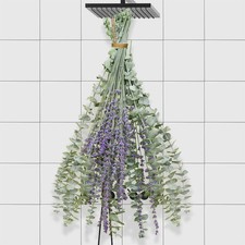 68 PCS Dried Eucalyptus Stems  Lavender Flowers Bundle for Shower,17'' Natur...