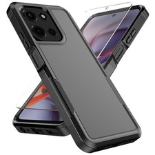 for Motorola Moto G Stylus 5G 2025 Case with Tempered Glass Screen Protector Hea