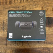 Logitech C920s Pro 1080p HD Webcam with Privacy Shutter - Black 960-001257