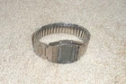 VINTAGE SEIKO A239-500AT WORLD TIME DIGITAL STAINLESS WATCH AS IS UNTESTED