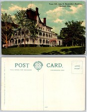 Forest Hill John D Rockefeller Residence Cleveland OH Postcard