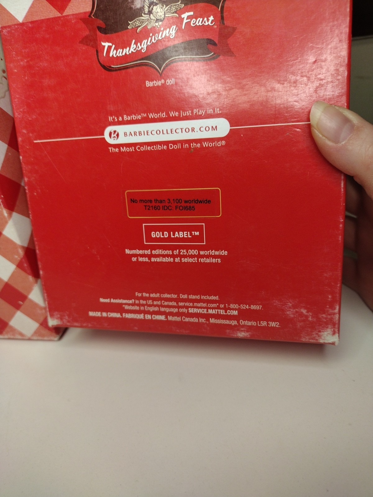 Thanksgiving Feast Barbie Holiday Hostess Collection 2010 Pre Owned 🦃🍽️ 