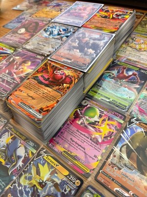  Pokemon Karten Sammlung | 50 - 200 Karten mit V / EX Karten Holo  Deutsch   