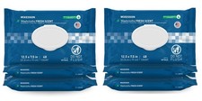 NEW McKesson BEST Washcloth Wipes for Adults, Scented 6 Pack 48 Disposable