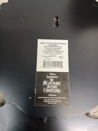Nightmare Before Christmas Halloween Countdown Oogie Boogie Roll the Dice Set - Bild 17 von 21