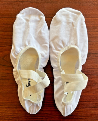 NEW Dance Ballet Shoes So Danca SD16 Youth Sizes Stretch Canvas B white 9L