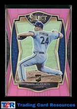 2021 Panini Select #144 Nate Pearson Pink Prizm #/10