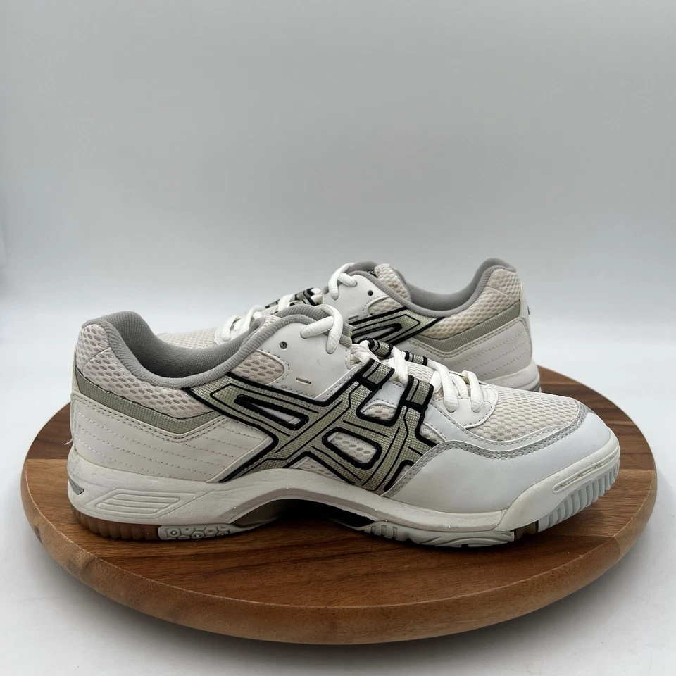 Size 9 Asics Womens Gel-Rocket BN853 White/black Indoor Court Sneakers Shoes - Image 4 of 4