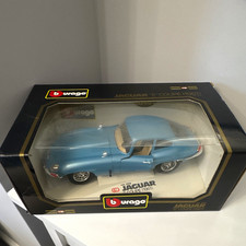 Bburago Diamonds 1:18 Jaguar E-Type Coupe 1961 Blue Boxed Diecast MPN 3018