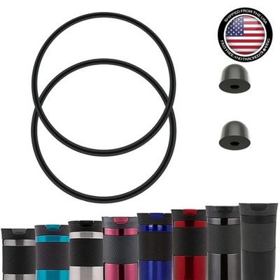 2 Gaskets & 2 Stoppers for Contigo Snapseal 16oz & 20oz - Leak-Free Solutions