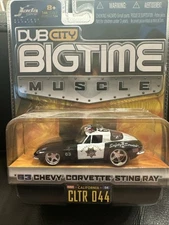 JADA DUB CITY BIGTIME MUSCLE 1963 CHEVROLET CORVETTE STING RAY DCHP REAL RIDERS
