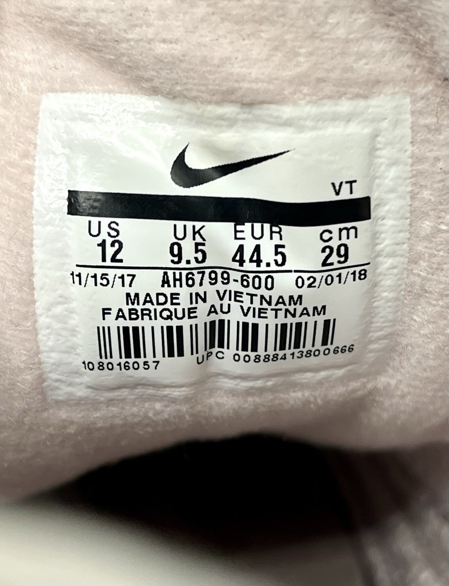 Nike Air Max 98 'Barely Rose' 2018 AH6799-600 sz 10.5 Women's 12