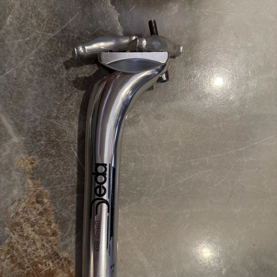 Tija de sillín de aluminio pulido Deda RS 01 27,2 350 mm de largo en muy buena condición Foto 4 de 4