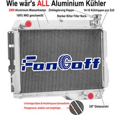 4 Reihig Aluminium Kühler Für Toyota Land Cruiser FJ60 2F 4.2L L6 MT 80-90 1980
