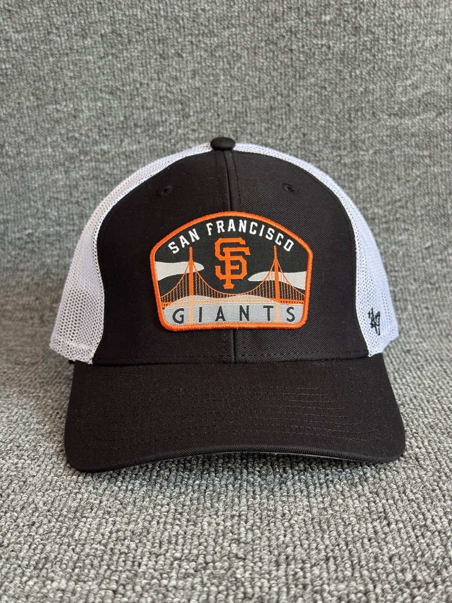 '47 Brand San Francisco Giants Trucker Snapback Black White One Size Hat
