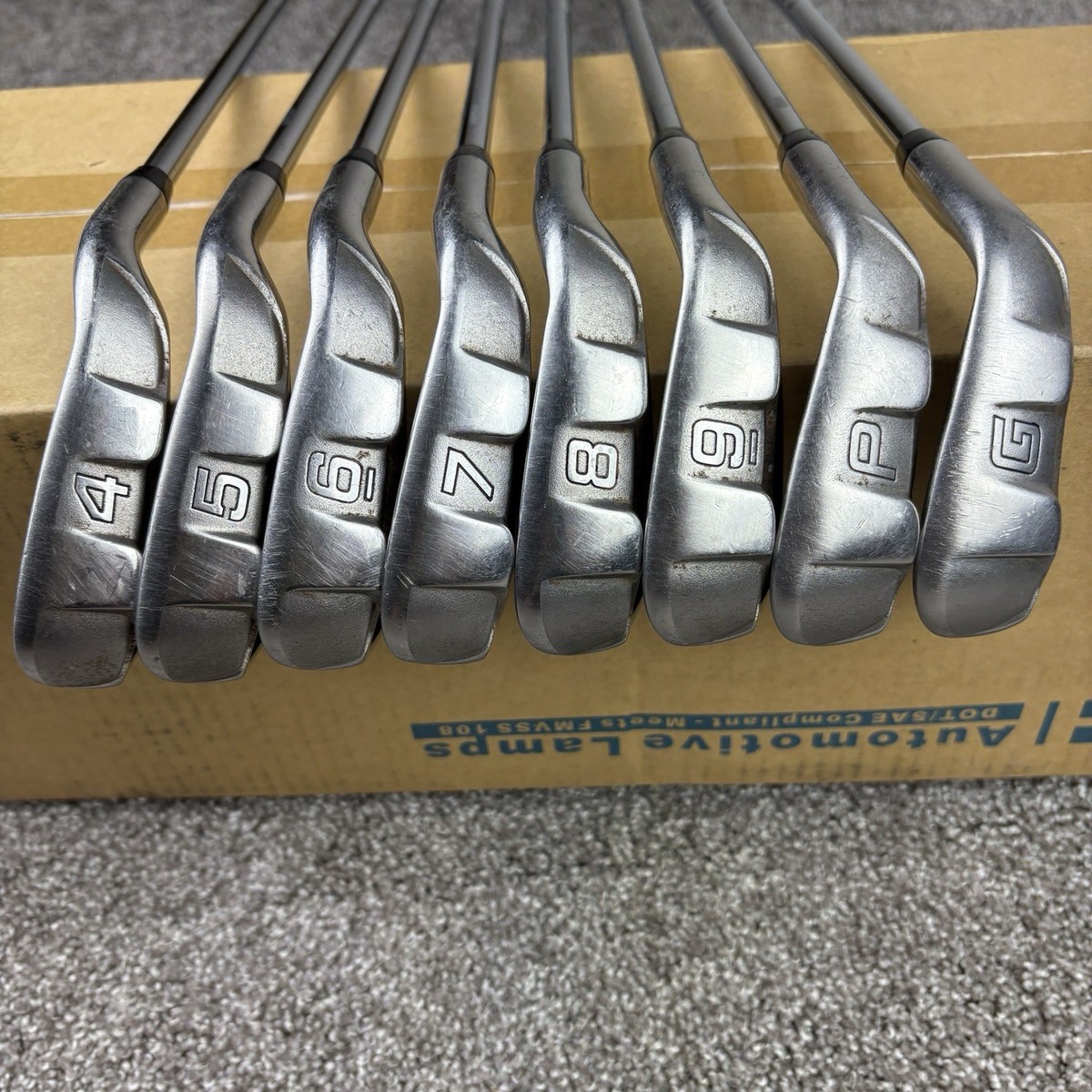 Cobra Baffler XL Iron Set 4-PW, GW Steel Shaft Stiff Flex RH | eBay