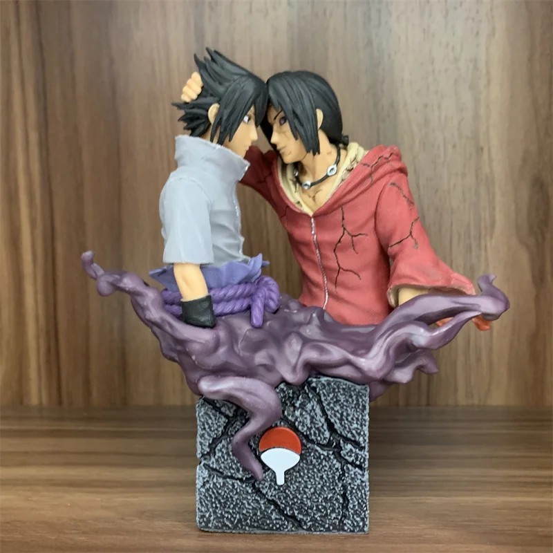Naruto Sasuke & Itachi Uchiha Action Figure 17 cm – PVC Anime Collezione Regalo