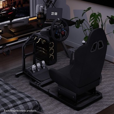 Hottoby G920 Racing Cockpit Halter Mit Schwarzem Sitz Für Logitech Thrustmaster